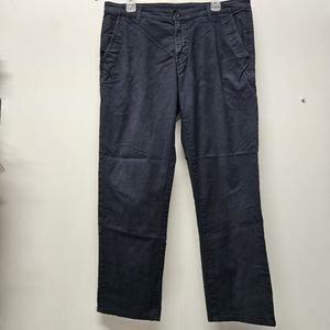 AG Adriano Goldschmied The Slim Khaki Slim Leg Navy Pants Size 36R Preppy